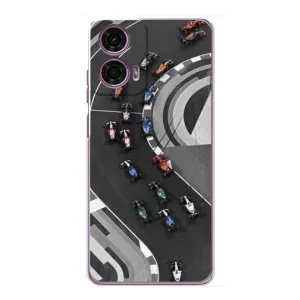 Чехол фильм Формула 1 для Motorola MOTO G24 Power (Гонки ф1)