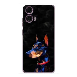 Бампер для Motorola MOTO G24 Power с картинкой "Песики" (Собака Мопс)