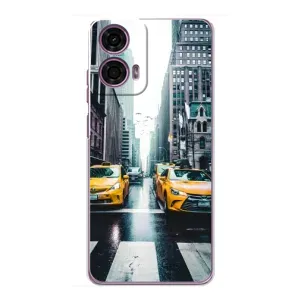 Силиконовый бампер (Работники) на Motorola MOTO G24 Power (Такси)