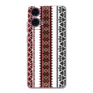 Силиконовый Чехол на Motorola MOTO G24 Power с картинкой Вышиванки (Вышиваночки)