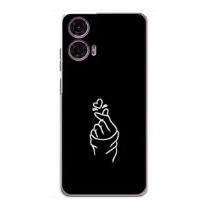 Чехлы (Знак сердечка) на Motorola MOTO G24 Power (Знак Сердечка)