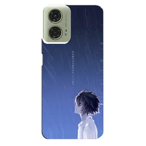 Чехол с персонажами АНИМЕ на Motorola MOTO G24 (Anime L)