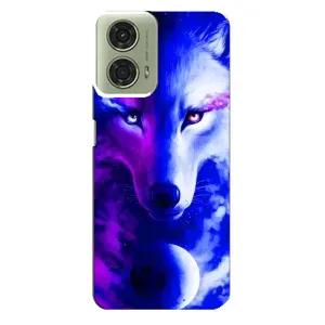 Чехол с Волком на Motorola MOTO G24 (Арт-Волк)