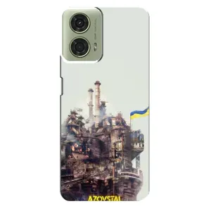 Чохли на військову тематику для Motorola MOTO G24 (Азовсталь)