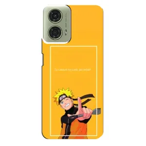 Чехлы с принтом Наруто на Motorola MOTO G24 (Даттебаё)