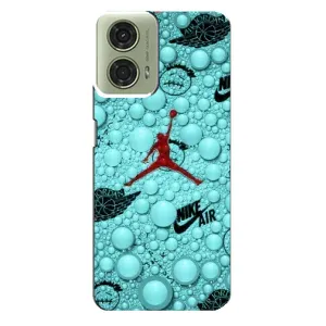 Силиконовый Чехол Nike Air Jordan на Моторола Мото джи 24 (Джордан Найк)