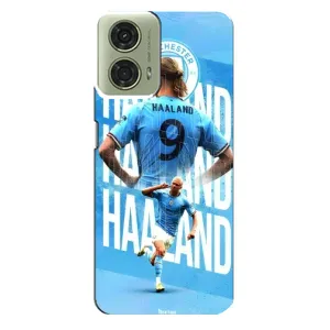 Чохли з принтом на Motorola MOTO G24 Футболіст (Erling Haaland)