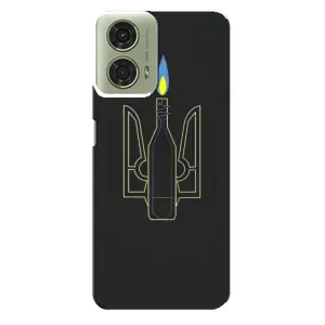 Чохол з картинкою (Патріотичний ГЕРБ) на Motorola MOTO G24 (Герб - Молотова)