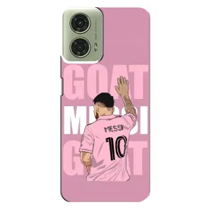 Чехлы Лео Месси в Майами на Motorola MOTO G24 (GOAT MESSI)