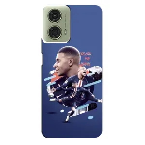 Чехол (TPU) с Футболистом на Motorola MOTO G24 (Килиан)