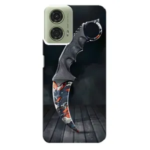 Чехол КИБЕРСПОРТ для Motorola MOTO G24 (Кинжал КС ГО)
