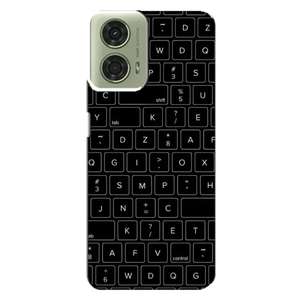 Чехол с рисунком «Клавиатура» для Motorola MOTO G24 Чехол с рисунком «Клавиатура» для Motorola MOTO G24