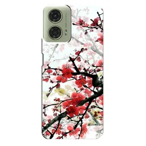 Чехол с принтом САКУРЫ на Motorola MOTO G24 (Красивая Сакура)