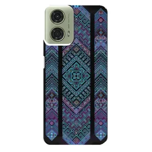 Силиконовый Чехол на Motorola MOTO G24 (Крутой орнамент)