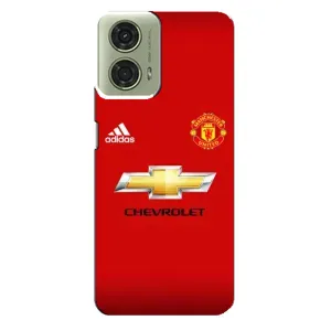 Силиконовые Чехлы принт Футбол на Motorola MOTO G24 (Man United)