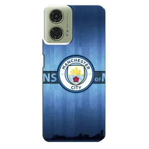 Силиконовые Чехлы принт Футбол на Motorola MOTO G24 (ManCity)