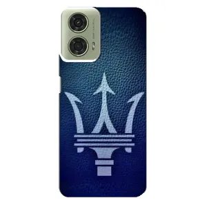 Чехлы с тематикой "Крутые машины" на Motorola MOTO G24 (Лого Maserati)