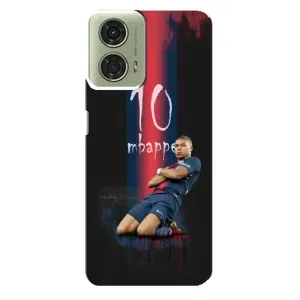 Чехол (TPU) с Футболистом на Motorola MOTO G24 (MBAPPE 10)
