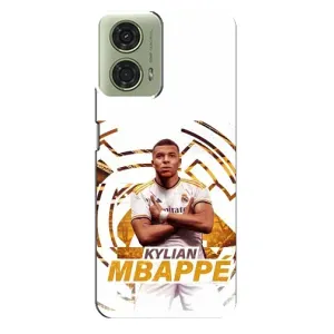 Чехол (TPU) с Футболистом на Motorola MOTO G24 (Мбаппе Реал)