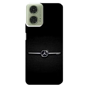 Силиконовый бампер с картинкой машины на Motorola MOTO G24 (Mercedes)