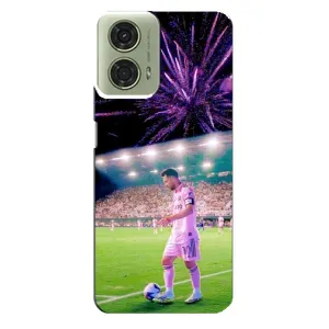 Чехлы Лео Месси в Майами на Motorola MOTO G24 (Месси в Майами)