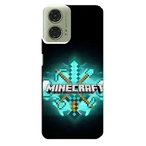 Чехол майнкрафт для Motorola MOTO G24 (MineCraft 2)