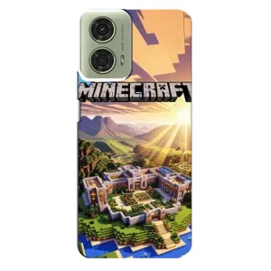 Чехол майнкрафт для Motorola MOTO G24 (MINECRAFT)