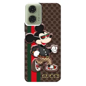 Чехлы Бренд GUCCI для Motorola MOTO G24 (Маус Гуччи)