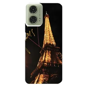 Чехол с Эйфелевой башней на Motorola MOTO G24 (Paris)