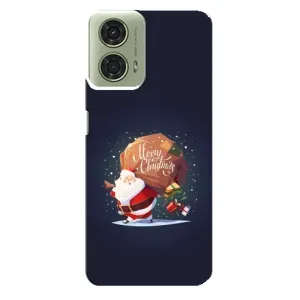 Чехол Санта Клаус для Motorola MOTO G24 (Подарки от Санты)
