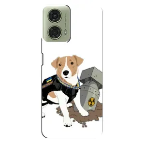 Чехол с принтом Собаки Патрон для Motorola MOTO G24 (Пёс Патрон с ракетой)