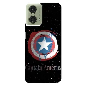 Чехол с Щитом Капитана Америки на Motorola MOTO G24 (Щит Капитана)
