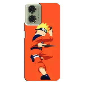 Чехлы с принтом Наруто на Motorola MOTO G24 (Силуэт Наруто)