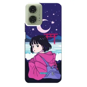 Чехол с персонажами АНИМЕ на Motorola MOTO G24 (Синобу Миякэ)