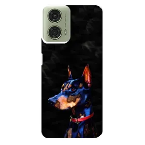 Бампер для Motorola MOTO G24 с картинкой "Песики" (Собака Мопс)