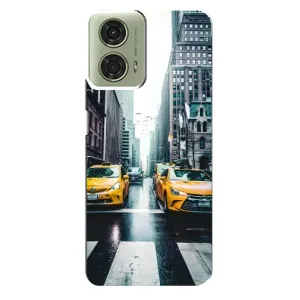 Силиконовый бампер (Работники) на Motorola MOTO G24 (Такси)