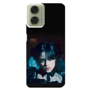 Чехлы с принтом Уэнсдей на Motorola MOTO G24 (Танец Уэнсдей)