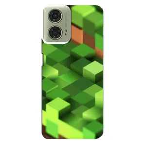 Чехлы для Motorola MOTO G24 (Персонажи Майн Крафт) (Текстура)