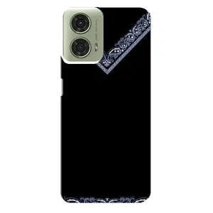 Силиконовый Чехол на Motorola MOTO G24 (Воротник вышиванки)