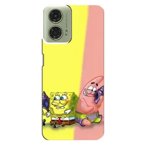 Чехлы с Патриком на Motorola MOTO G24 (Звонок)
