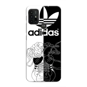 Чехол в стиле "Адидас" для Моторола Мото джи30 (Adidas шнурки)
