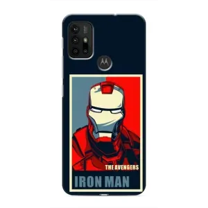 Чехол Супергерой Железный человек на Motorola MOTO G30 (Art Iron man)