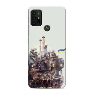 Чехлы на военную тематику для Motorola MOTO G30 (Азовсталь)