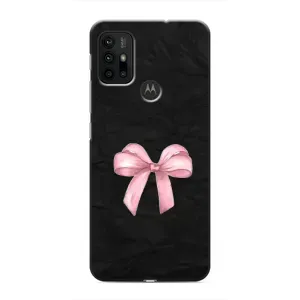 Чехол банты для Motorola MOTO G30 (Бантик)