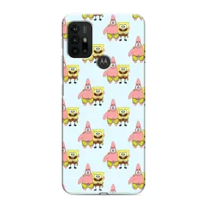 Чехлы с Патриком на Motorola MOTO G30 (Боб и Патрик)