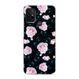 Чохли з принтом Троянд для Motorola MOTO G30 (Чайні троянди)