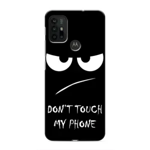 Чохол з прикольним текстом на Motorola MOTO G30 (Dont)