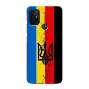 Чехлы УПА (Красно-Чёрный) на Motorola MOTO G30 (Флаг УПА)