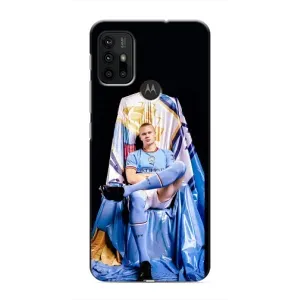 Чехлы с принтом для Motorola MOTO G30 Футболист (футболист Холанн)