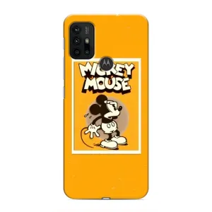 Чехлы с принтом Микки Маус на Motorola MOTO G30 (Испуганный Микки)